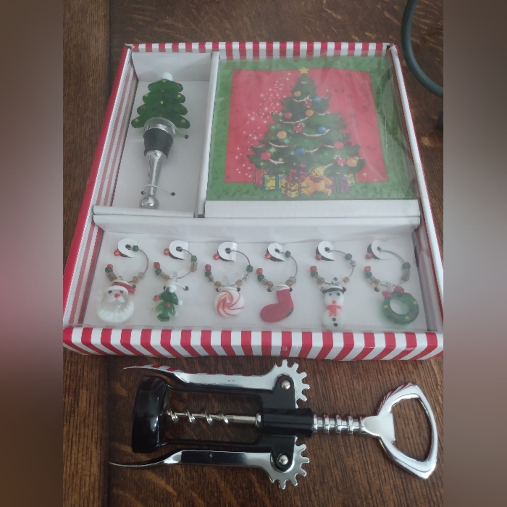 🎁Holiday Wine Gift Set: Shower, Hostess, Housewarming...You Provide the Wine!